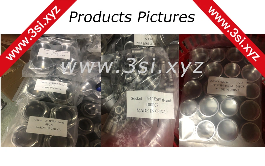 Stainless Steel Pipe Fittings Thread Round End Caps (YZF-F001)