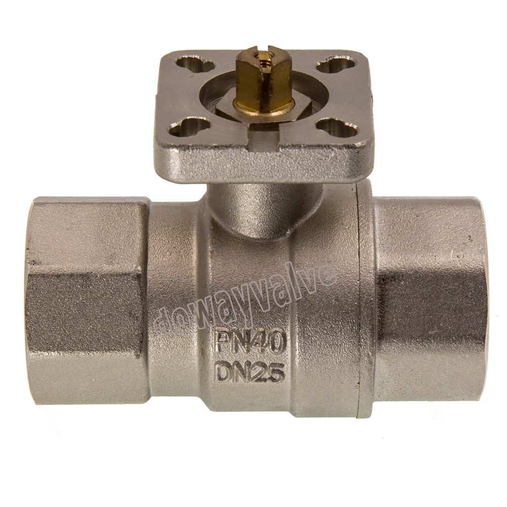 Chinese Factory ISO5211 Full Port Brass Ball Valve with Mounting Pad