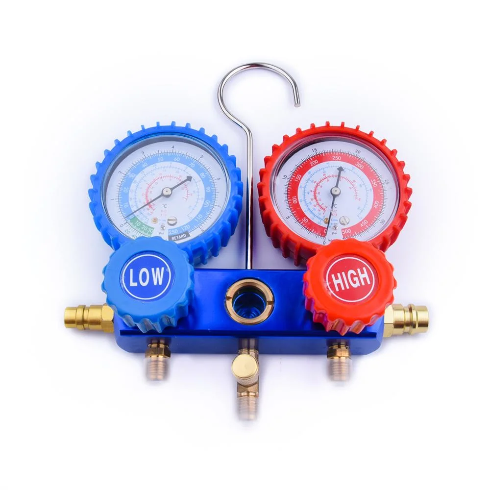 Air Condition Accessories Refrigeration Accessories with Charging Hose Manifold Pressure Gauge