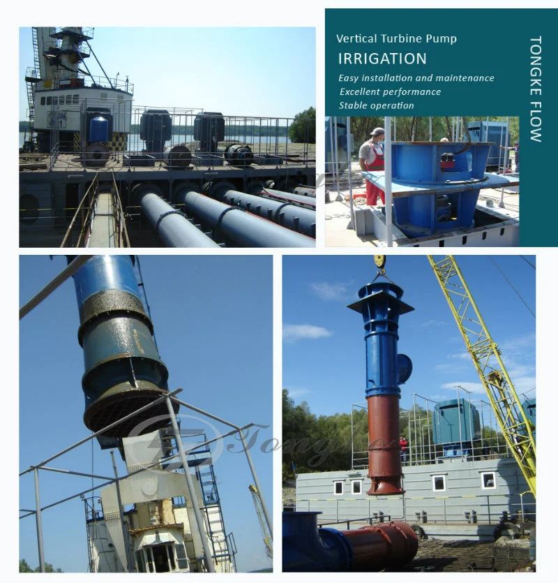 Vertical Turbine Long Shaft Dewatering Water Pump for Industry