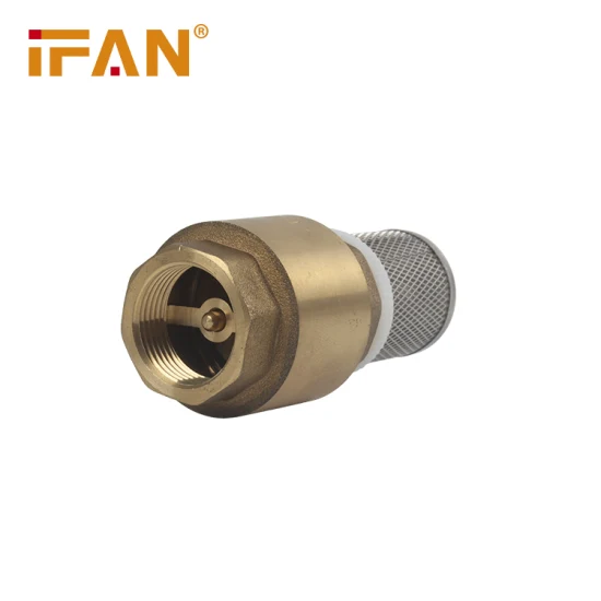 Ifan Cw617 Brass Raw Material 2 Inch Check Valve Spring Check Valve